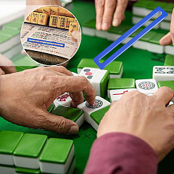 Lettore di regole del mahjong acrilico&nbsp;AJEW-WH20020-534A