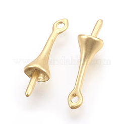 Pendenti a paletta in ottone&nbsp;KK-F744-01MG-NR
