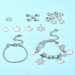DIY-Armband-Bastelsets aus Messing und Legierung im europäischen Stil&nbsp;DIY-FS0007-22