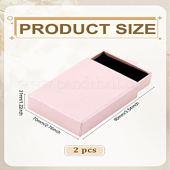 2 pz scatole portagioie in cartone e carta&nbsp;CON-LP0001-46D