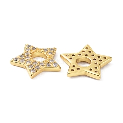 Pendentifs avec zircon cubiques à micro-pavés en laiton&nbsp;ZIRC-C022-13G