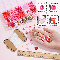 DIY-Set zum Basteln eines Valentinstag-Armbands&nbsp;DIY-SC0023-41