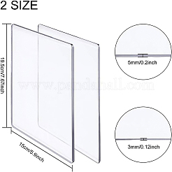 Transparente Acryl-Druckplatte&nbsp;OACR-BC0001-01