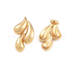 Boucles d'oreilles à tige en acier inoxydable 304 en forme de larme pour femmes&nbsp;EJEW-K278-29G