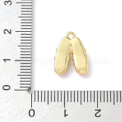 Pendentifs avec zircon cubiques à micro-pavés en laiton&nbsp;KK-P342-02G-02