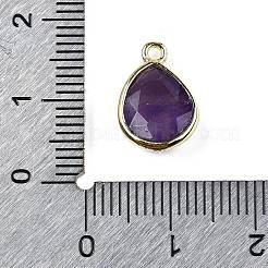 Natürliche Amethyst facettierte Anhänger&nbsp;G-U019-05G-01