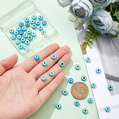 Handgemachte Glasperlen bösen Blick Stränge&nbsp;LAMP-NB0001-60A-01