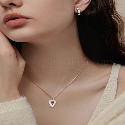 2 colgante de esmalte de aleación de zinc&nbsp;ENAM-LP0002-09B