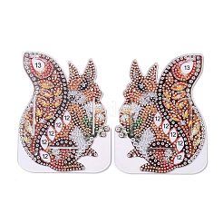 5d diy écureuil motif animal diamant peinture crayon porte-gobelet ornements kits&nbsp;DIY-C020-05