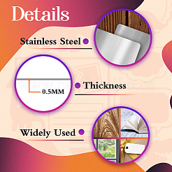 Metallstanzschablonen aus Edelstahl&nbsp;DIY-WH0289-070