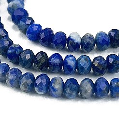 Natürlicher Lapislazuli Perlenstränge&nbsp;G-L587-B03-02