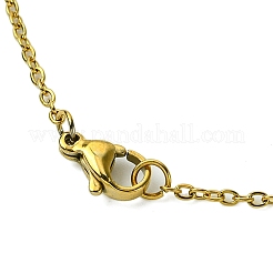 Collares colgantes de perlas de imitación de plástico ABS con forma de lágrima y cuentas de semillas&nbsp;NJEW-MZ00086