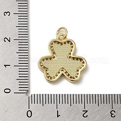 Colgante micropavé cubic zirconia de latón&nbsp;KK-Q808-16G