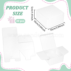 Boîtes d'expédition pliables en papier kraft&nbsp;CON-WH0100-76