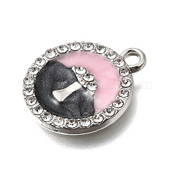 Legierung Rhinestone-Emaille-Anhänger&nbsp;FIN-E049-07A