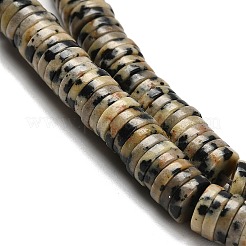 Natur Dalmatiner Jaspis Perlen Stränge&nbsp;G-G175-N26-01