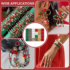Kits de accesorios para hacer joyas de diy con temática navideña&nbsp;DIY-PH0032-75