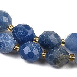 Natürliche blaue Aventurin (gefärbt und erhitzt) Perlenstränge&nbsp;G-N342-149I-12