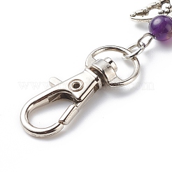 Decorazione ciondolo angelo con perline di pietre preziose&nbsp;HJEW-JM00759