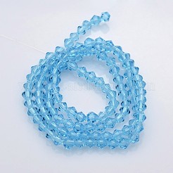 Chapelets de perles en verre bicone&nbsp;EGLA-P016-3mm-02