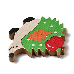 Cabujones de madera impresos de una sola cara de otoño&nbsp;WOOD-I010-01H