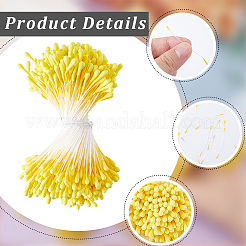 Gips künstliche Blume Herzkern&nbsp;DIY-WH0430-163A