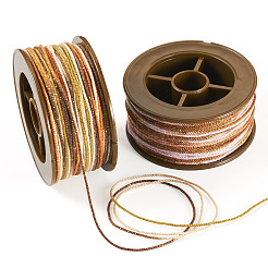 2 Rolle 2 Farben segmentgefärbte runde Polyester-Drehschnüre&nbsp;OCOR-TA0003-59C