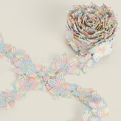 5 Yard Blumen-Polyester-Spitzenband&nbsp;OCOR-GF0004-95E