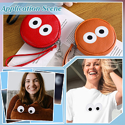 20 Stück Augen-Stickerei aus Polyester zum Aufbügeln/Aufnähen&nbsp;DIY-PH0036-61C-01