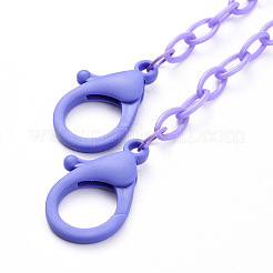 Colliers de chaîne de câble en plastique ABS personnalisés&nbsp;NJEW-JN03310-03