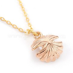 Colliers avec pendentif en laiton&nbsp;NJEW-JN002263-02
