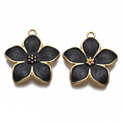 Pendentifs d'émail en alliage&nbsp;ENAM-T011-107B-NR
