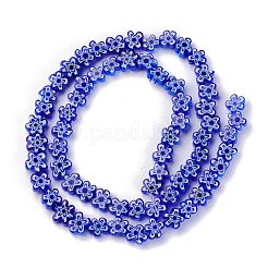Millefiori a mano fili di perline di vetro&nbsp;X-LAMP-J035-8mm-14