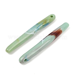 Undurchsichtige Acryl-Imitations-Jade-Anhänger&nbsp;OACR-T033-13B