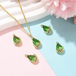 Pendentifs en verre transparent&nbsp;GLAA-FZ0001-02G