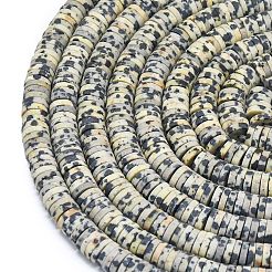 Natur Dalmatiner Jaspis Perlen Stränge&nbsp;G-P575-B03-6x1mm