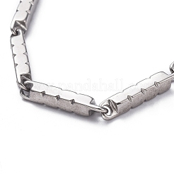 Anlaufgeschützte Unisex-Armbänder aus 201er Edelstahl mit Gliederkette&nbsp;BJEW-L637-36B-P