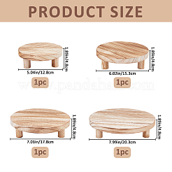 4 supporto per espositore in legno di 4 misure&nbsp;AJEW-WH0609-877A