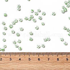 6/0 undurchsichtige Farben sickern aus Glasperlen&nbsp;SEED-F003-04A-06