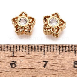 Messing-Pavé-Glieder aus klaren Zirkonia-Mehrsträngen&nbsp;KK-N288-17G