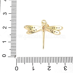 Ottone micro spianare pendenti zirconi&nbsp;KK-D357-07C-G