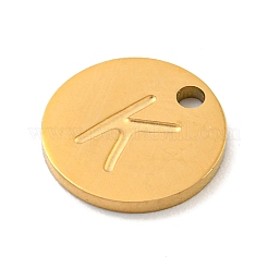 Placcatura ionica (ip) ciondoli in acciaio inossidabile 304&nbsp;FIND-M017-02G-K