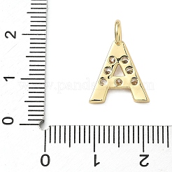 Messing micro pave klare zirkonia anhänger&nbsp;KK-I476-01G