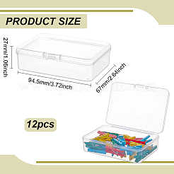 Conteneurs de perles en plastique pp&nbsp;CON-WH0104-01B