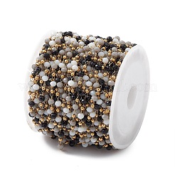 Chaînes de perles en verre manuels&nbsp;CHS-P016-45G-01