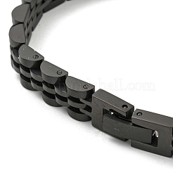 Bracelet à maillons épais en acier inoxydable 304 avec placage ionique (IP)&nbsp;BJEW-G649-09B-B