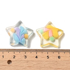 Cabochon decodificati in resina trasparente&nbsp;RESI-D008-05C