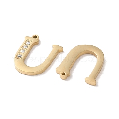Colgantes de acero inoxidable 304 chapados en oro real de 14k&nbsp;STAS-L022-157G-U