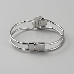 Realizzazioni di braccialetti con cerniera in ottone&nbsp;MAK-WH0011-13A-P