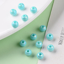 Perles acryliques opaques&nbsp;MACR-S370-D6mm-SS2107
